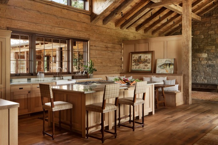 Farmhouse kitchen rustic french kitchens cottage beautiful modern wood tables