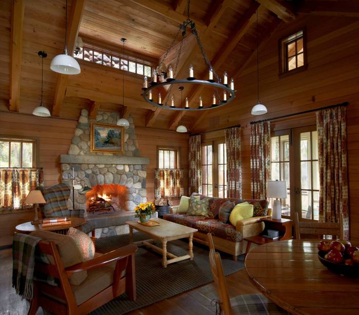 Cabin cozy rustic room living charm henry angelica interior great kitchen large ideas email save